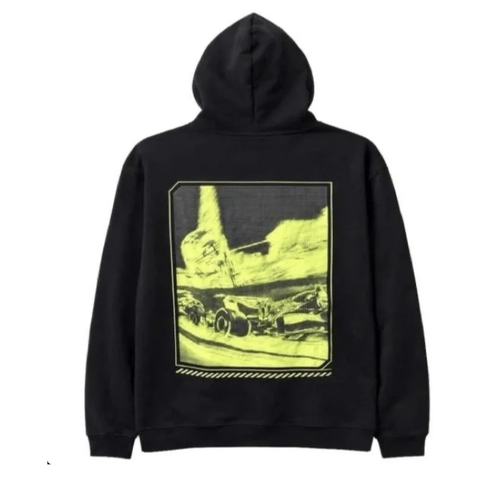 Formula 1 Las Vegas Grand Prix Men’s Large Black Pullover Hoodie Green NWT